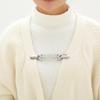 European Style Metal Clips for Clothing Classic Pattern Metal Retainer Clip Woman's Sweater Scarf Accessories