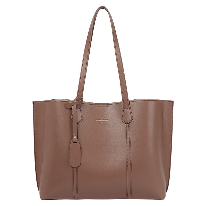 TUCANO Women s Large Leather Tote Bag Large 14-inch Laptop Compatible 5130₽
