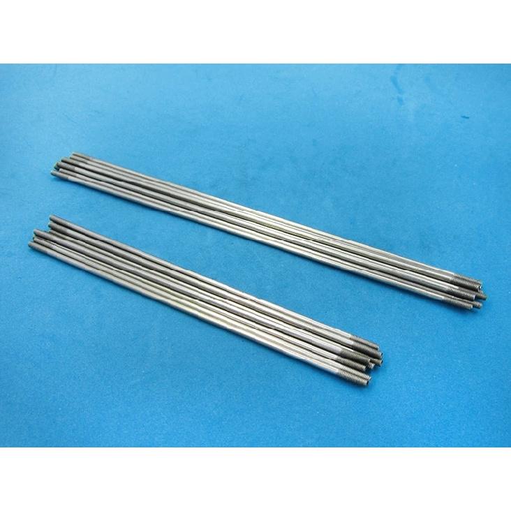 10PCS M2 M3 Stainless Steel Threaded Tie Push Rod Servo Linkage Dia 1.8/2.6mm L300mm Shaft Pull for RC Boat/Aircraft Model