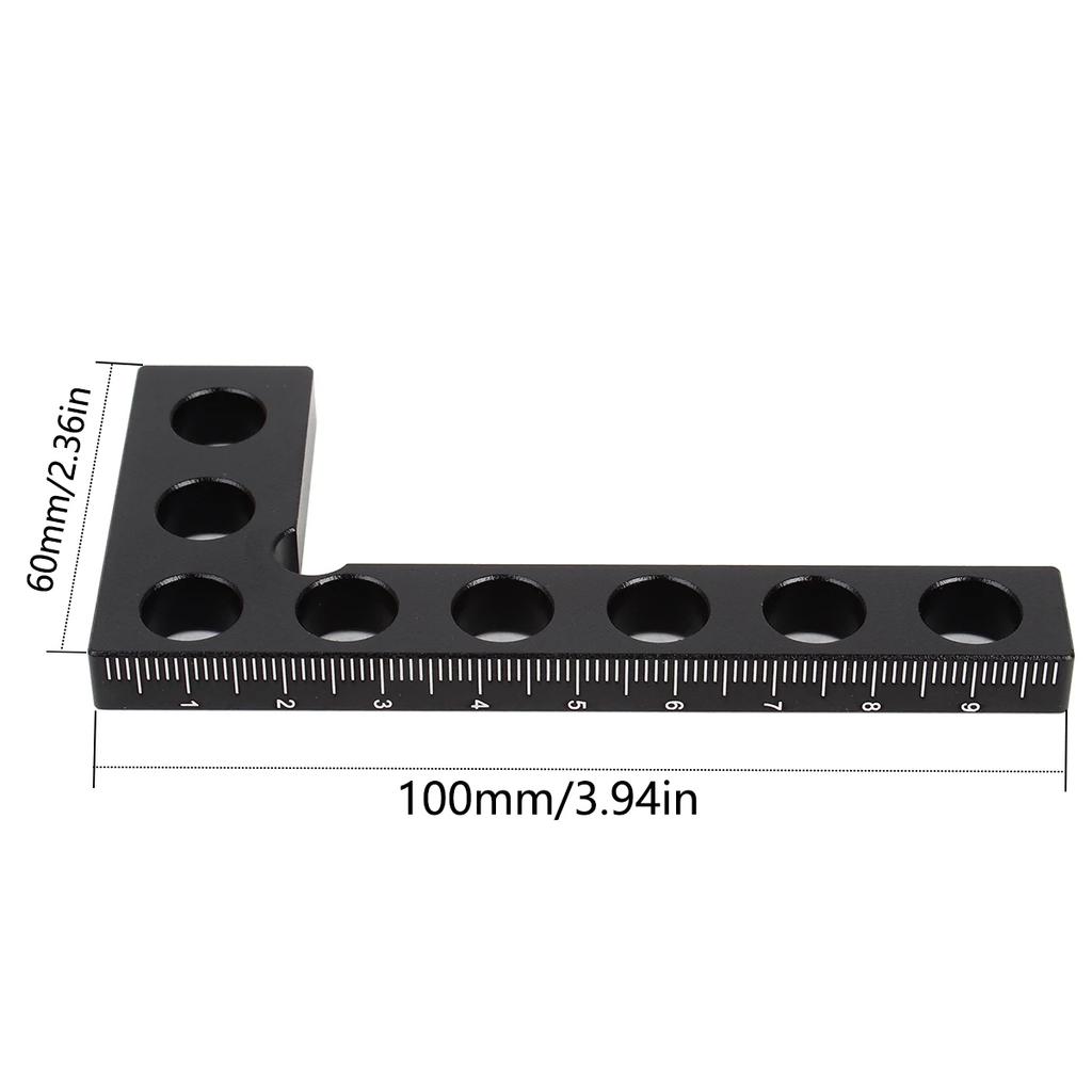 1Pc Woodworking 90 Degree Precision Square Edge Marking Tool Aluminum Alloy Carpentry Pocket Marking Square Gauge