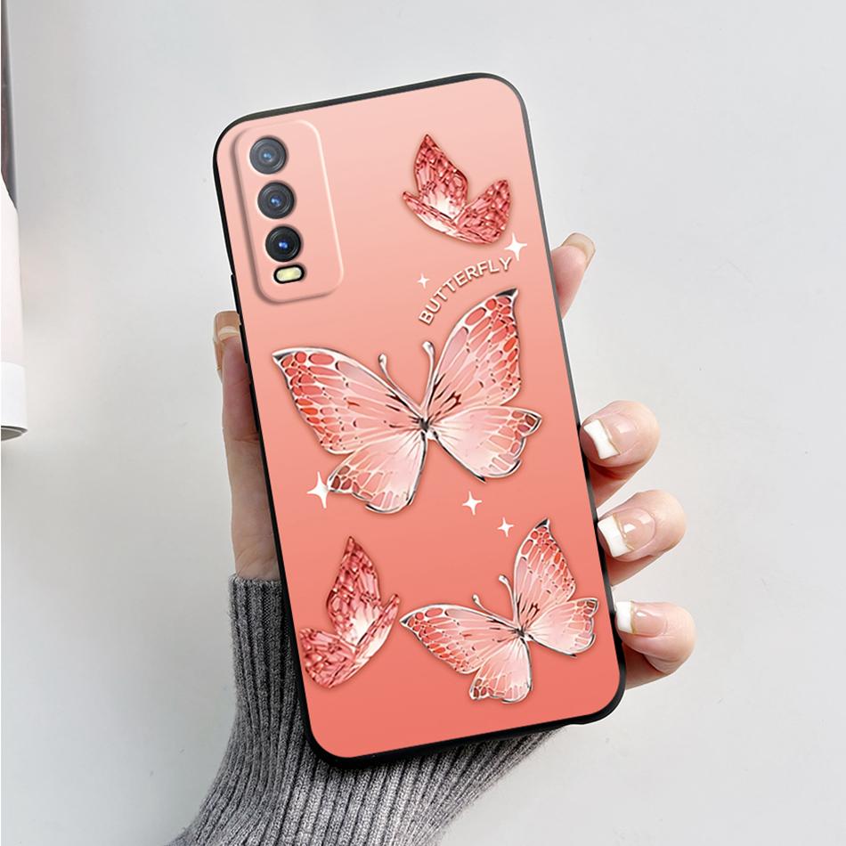 For Vivo V2027 V2029 Vivo Y20 Y20i Y20s Case Cute Bear Cartoon Frog Back Cover Soft Silicone Funda For Vivo Y11s Y12s Y12a Etui