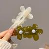 Jelly Color Hair Clips for Women, Sweet Style, Clamp Hairpin, Large Acrylic Duckbill Cawl Clips, Girls Hair Accessories, Jewelry