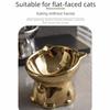 Anti-Spill Ceramic Cat Bowl Cat Shaped Cat Water Bowl Elevated Pet Food Feeder  Cat Drinking