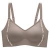 Traceless underwear women's big breasts show small soft support, pull and gather, close secondary breasts, anti-sagging large size mm bra cover