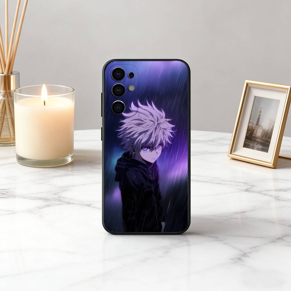 H-Hunter K-Killua Z-Zoldyck Hunter-KZ Phone Case Black Silicone Soft For Samsung S25,S24,S21,S22,S23,S30,Ultra,S20,Plus,Fe,Lite