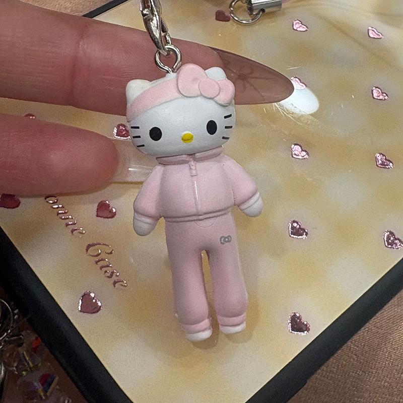 Long Legged s Phone Chain s Long Leg Hellokitty Cartoon Keyring Creative Bag Pendant Keychain on The Phone Gift