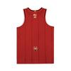 Li Ning CBA Series 24-25 Season Beijing Shougang Fan Edition Printed Logo Pullover V-Neck Basketball Jersey Men jersey Deep-Burgundy AAYU533-1