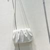 Bag Women's Bag New Trendy Fashion Cloud Small Square Bag High-end Soft Leather Shoulder Crossbody Pleated Bag