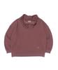 CARGOBROS FOR WOMAN Vintage Mood String Neck Pigment Sweatshirt (Wine)