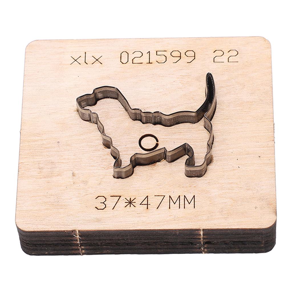 Leather Metal Cutting Die Golden Retriever Dog Shape DIY Punch Cut Mold Art Craft Accessories
