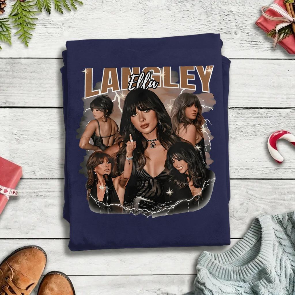 Casual TShirt Summer Ella Langley Fashion T Shirts Cotton Tshirt for Unisex Awesome Hot Sale Short Sleeve Tees