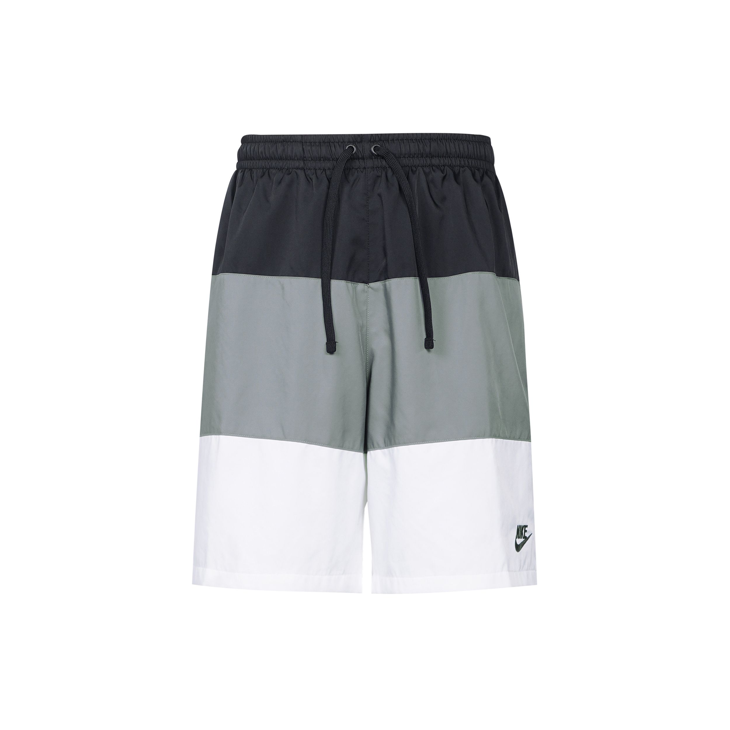 

Мужские тканые шорты Nike с контрастной панелью Swoosh, черные DQ2427-010 L