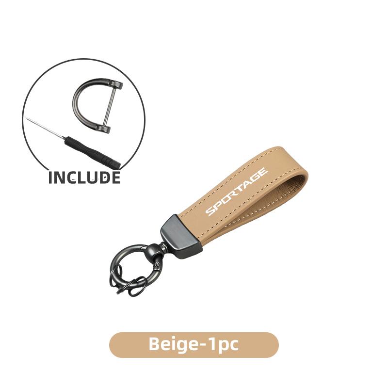DDMS8 For KIA Leather Car Badge Keychain Shield Buckle Key Strap Accessory Sportage Rio K5 K2 Optima Cerato Proceed Venga Sedona