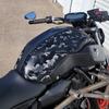 Arkusze winylowe 3D Ghost Black Camouflage do stylizacji wnętrz motocykli i samochodów, naklejki samoprzylepne DIY, naklejki PVC