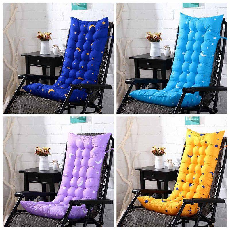 Thick Padded Patio Lounger Back Cushion For Garden Rocking Chairs And Benches