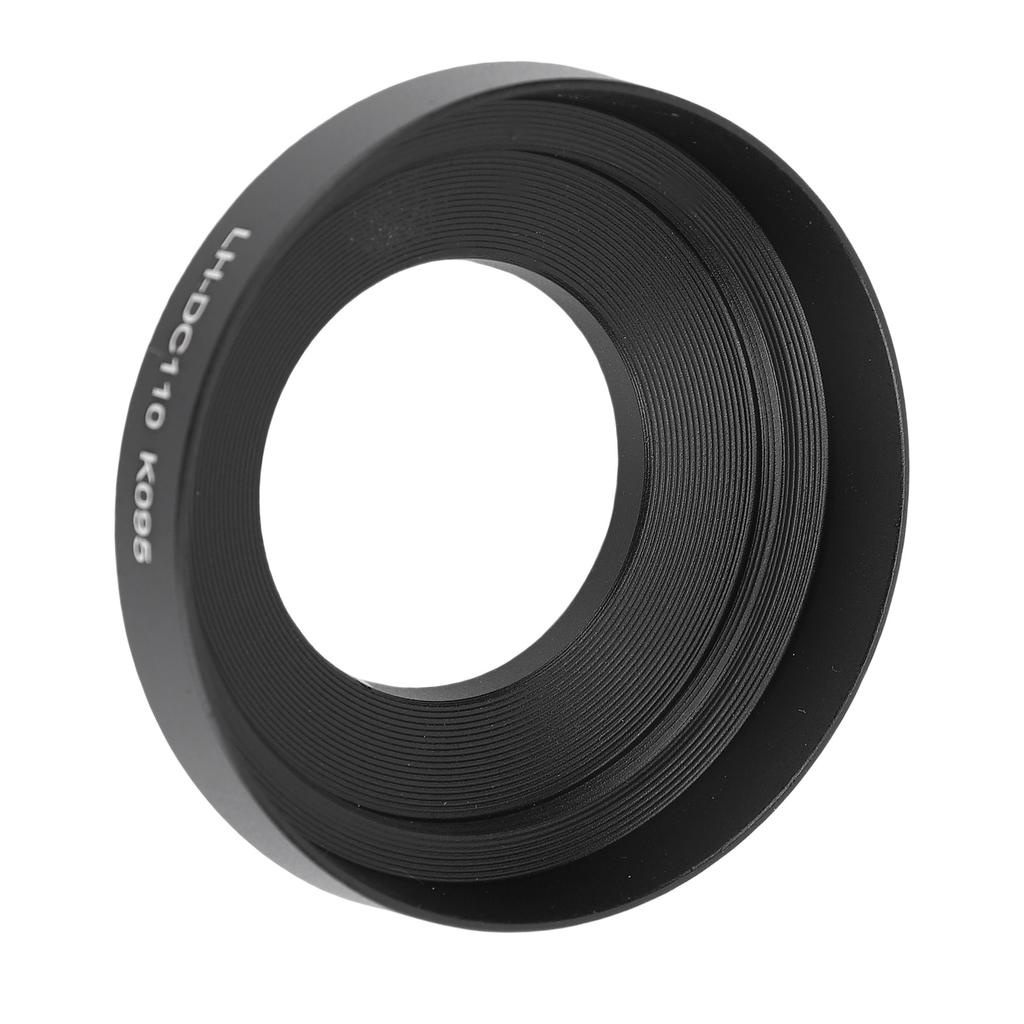 Camera Lens Hood Fit for G1 X Mark III G1XIII G1XM3 Metal Reversible Camera Lens Shade for Blocking Excess Sunlight