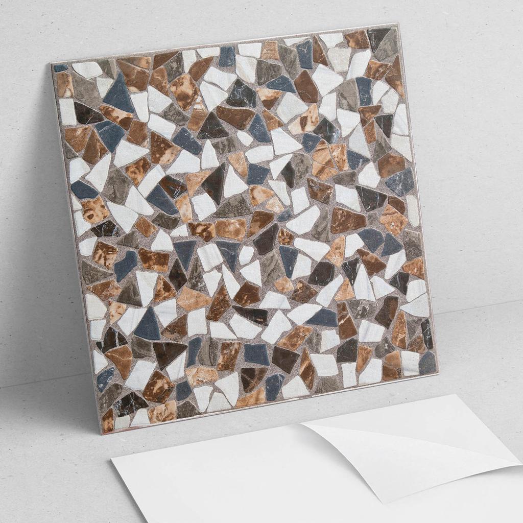 Kafelki Winylowe Samoprzylepne Mozaika Z Różnymi Kształtami 9X30X30 Cm