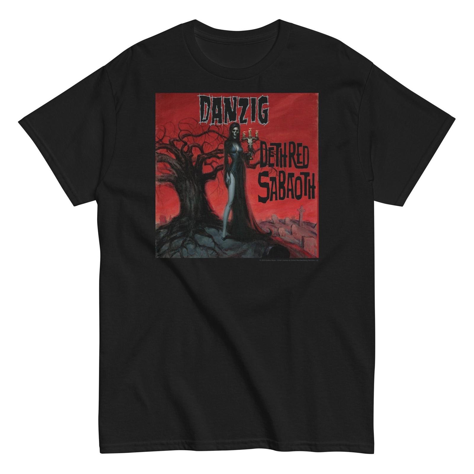 MerchMoment Danzig Death Red Sabbath T-Shirt T-Shirt Black New L