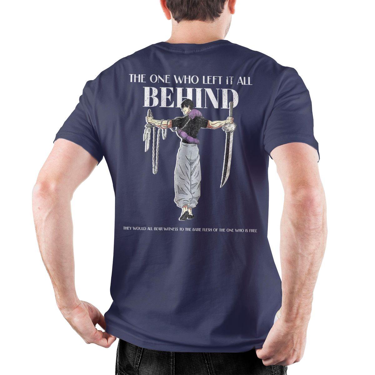 

JJK Anime Toji Fushiguro Gym T-Shirts for Men Fashion Pure Cotton Tee Shirt Crew Neck Short Sleeve T Shirts Printed Clothing 4XL