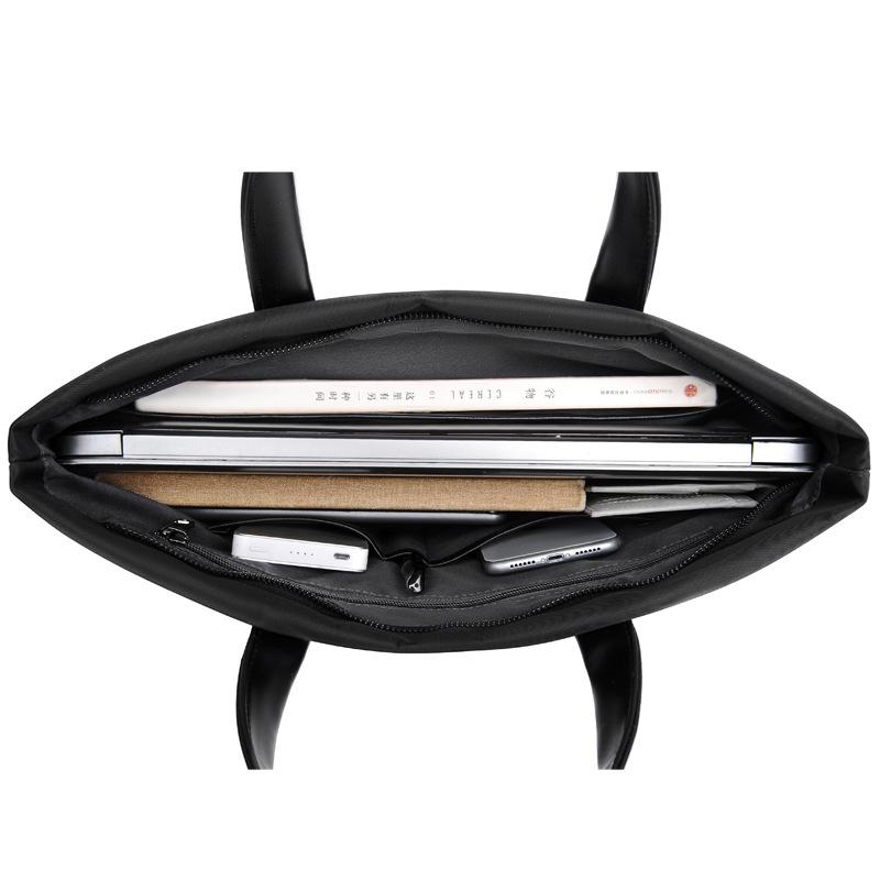 Men'S Briefcase Portable File Case Large Capacity Business Men'S Bag Computer Bag Briefcase