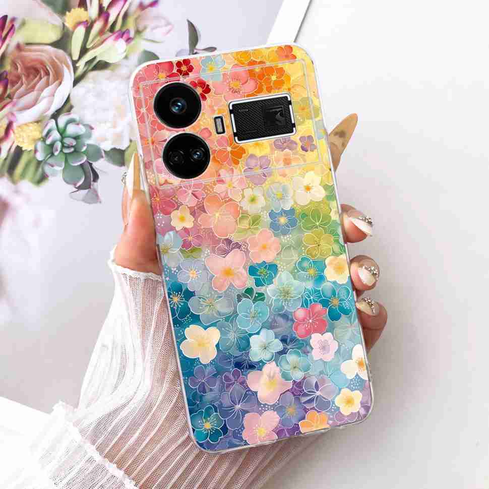 Bunte Mode Hülle für Realme GT5 5G RMX3820 Silikon TPU Abdeckung für Realme GT5 GT 5 240W 5G RMX3823 6.74" Bumper Handyhüllen