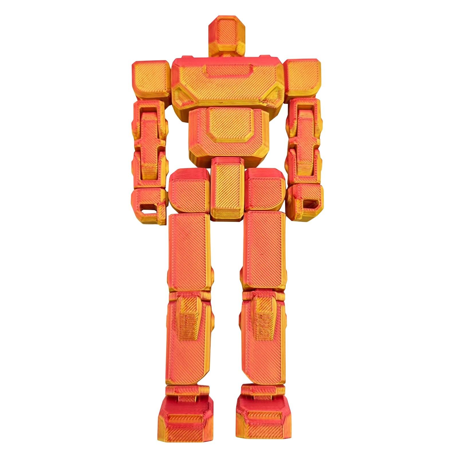 

Совместная подвижная 3D-печатная кукла-игрушка, креативное декомпрессионное настольное украшение One Size