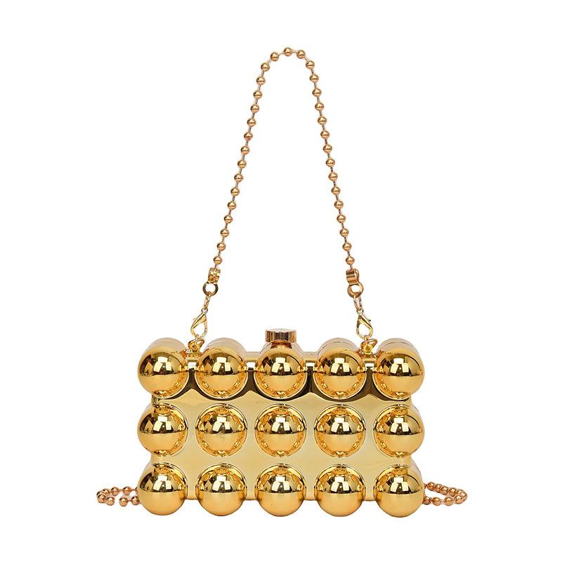 

Bubble Acrylic Clutch Handbag for Women Trend 2025 Chic Ladies Square Evening Party Bag with Top Handle Chain Shoulder Box Purse