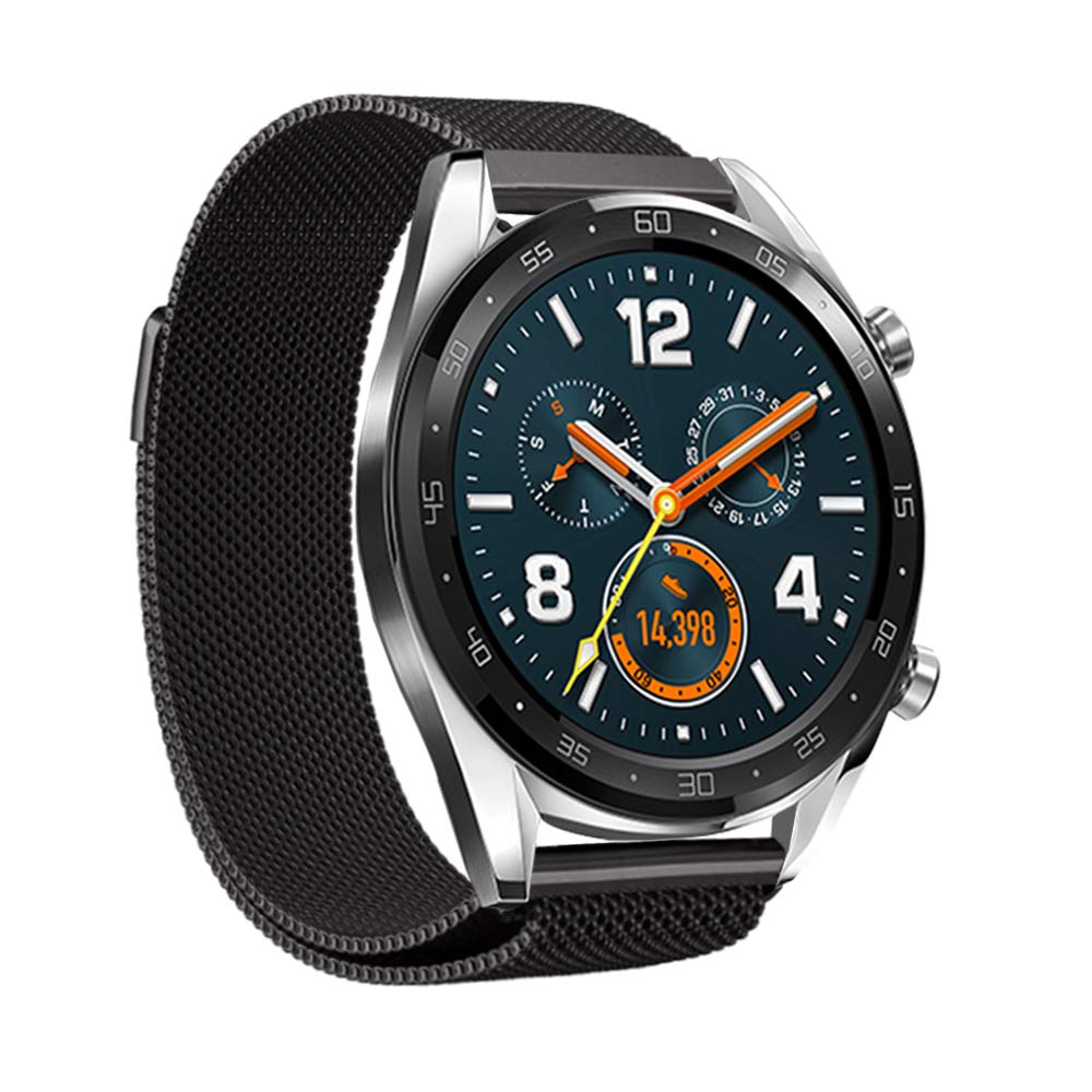 

22mm Magnetic Milanese Stainless Steel Watch Strap for Huawei Watch GT/Honor Watch Magic Rose Gold