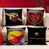 A-Abarth Car Cushion Cover Car Throw Pillow Case For Sofa Car Christmas Gift 40X40Cm 45X45Cm