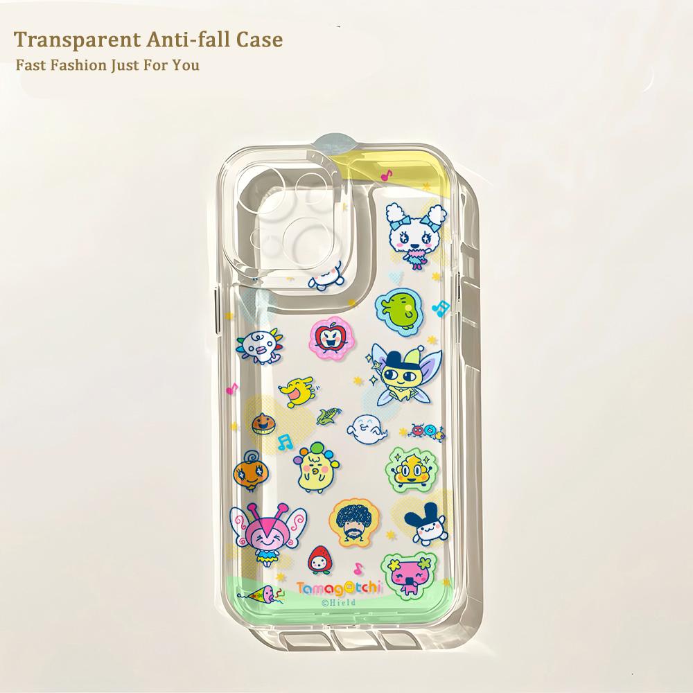 Lovely Tamagotchis Phone Case for IPhone 17 16 16e 15 14 13 12 11 Mini Pro Max X XR XSMax 7 8 Air Plus Transparent Back Cover