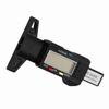 Car Digital Tyre Tire Tread Depth Gauge 0‑25.4mm Measurer Tool Caliper LCD Display Black