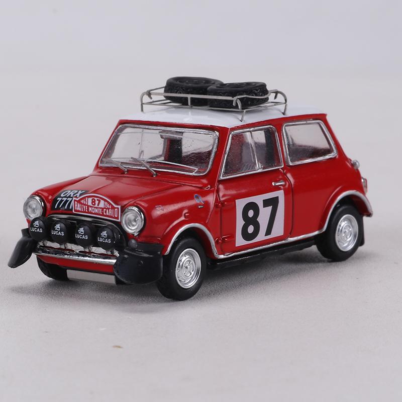 GCD 1:64 1962/1964 MINI COOPER Monticello Rally Series Racing Car Alloy Model Car