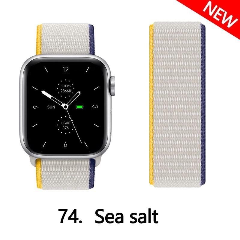 Pasek Nylonowy z Pętelką Do Pasków Apple Watch 44mm 40mm 49mm 41mm 45mm 46mm paski Bransoleta iWatch Seria 7 6 5 se 8 9 ultra 2 3 10 11