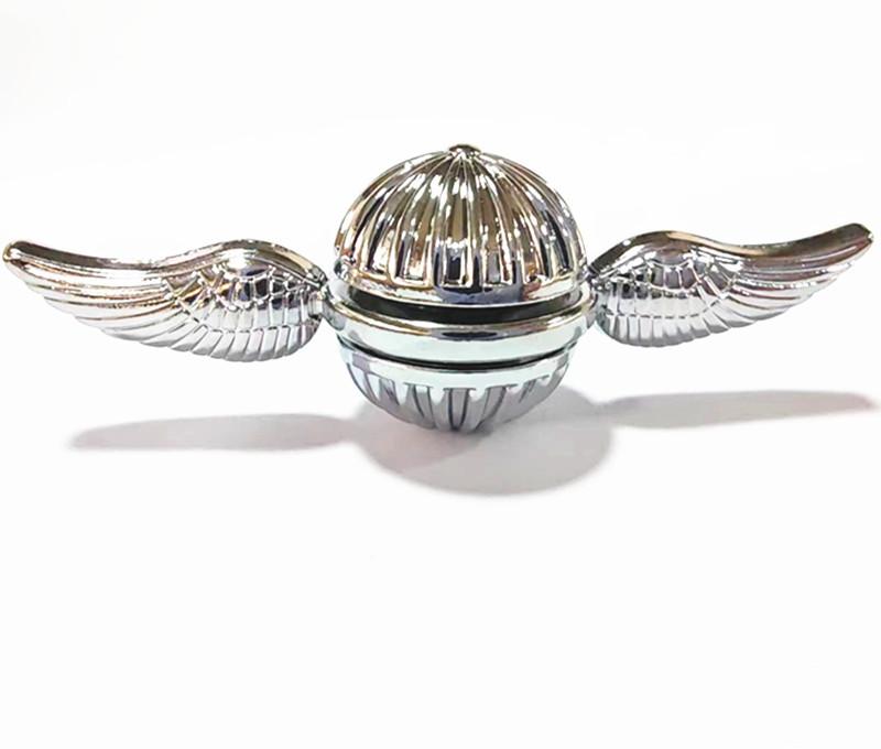 New Fidget Spinner Colorful Metal Alloy Mute Bearing Wing Aircraft Hand Spinner Fingertip Spinning Gyroscope Stress Relief Toys