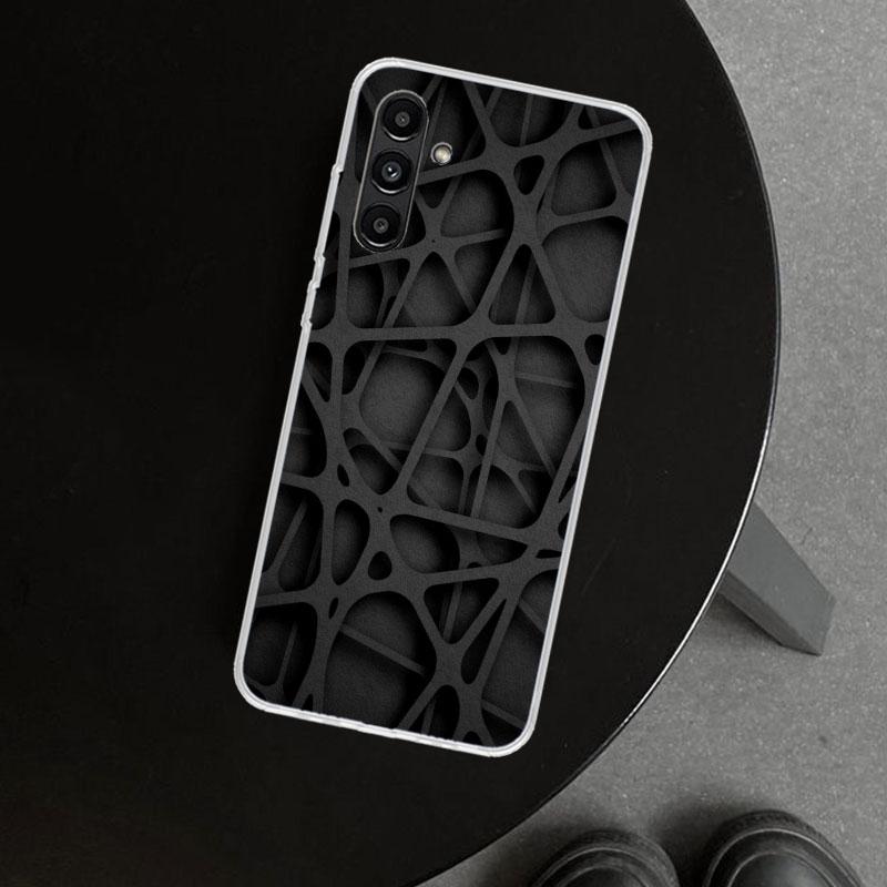 Forged Carbon Pattern Phone Case Cover for Samsung Galaxy A17 A16 A26 A36 A56 A57 A37 A15 A25 A35 A55 A14 A24 A34 A54 A13 A23 A3