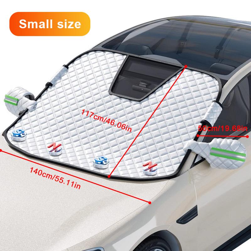

SEAMETAL Автомобильный чехол от снега, магнитные чехлы на лобовое стекло, зимняя защита от льда и инея для внедорожника, грузовика, седана