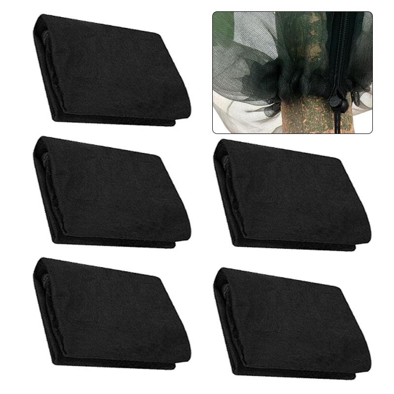 5PCS Plant Protection Cover Black Drawstring Horticulture Vegetable Cover 0.8*1m 1*1.5m For Crops Fruits Flowers