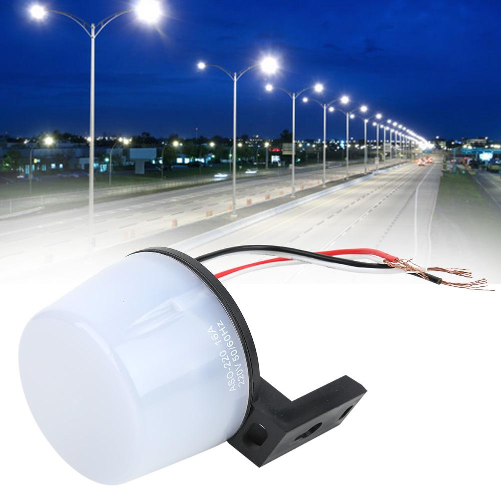 Sensor Switch Street Light Control Adjustable Rain AntiThunder Protection 220V AS0 16A