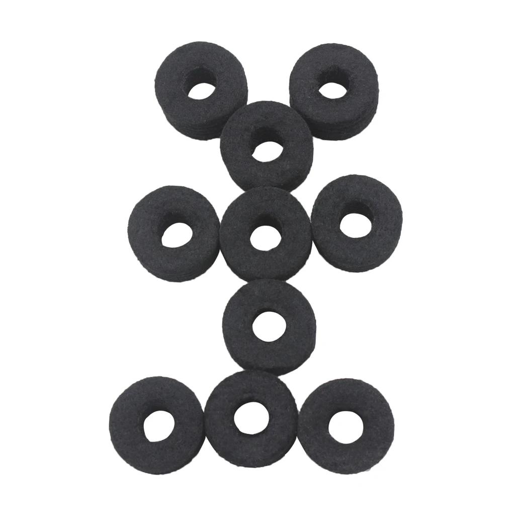 IRIN 10 Pcs Cymbals Felt Pad Drum Slices Felt Pad Protection Set Replacement Tools Percussion Instrument Accessories Music Parts