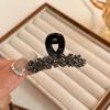 Exquisite Rhinestones Grab Clip Small Hair Clip Fashion Hair Claw Clamp  Girls