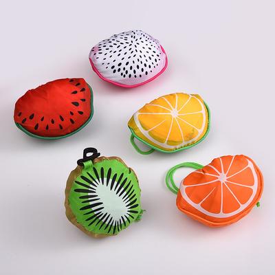 Lovely Fruit Foldable Shopping Bag Large Capacity Supermarket Folding Tote Bag Storage Pouch Reusable Eco-Friendly Bags