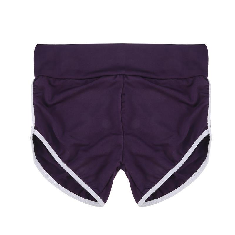 Women's Sexy Workout Yoga Gym Shorts Summer High Waisted Stretch Soft Dolphin Short Pants