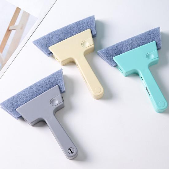 1/2/3Pcs Cleaning Cloth Groove Cleaning Brush Window Track Cleaner Brush Handheld Groove Cleaning Tool with Sponge Bristles