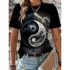 Loose Crew Neck Top Fashion Printed Short Sleeve Casual T-Shirts Women’s