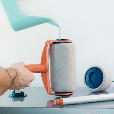SHOP-STORY - Magic Paint Roller Anti-splatter and Anti-drip with Reservoir and Extendable Handle