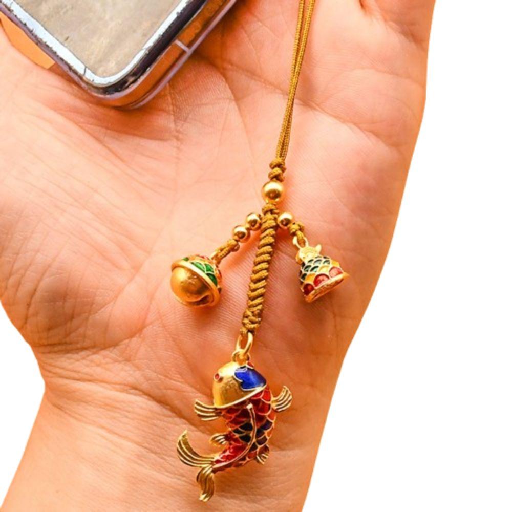 Chinese Style Lucky Keychain Small Pendant Car Key Chain Unique Key Chain Strap  Women