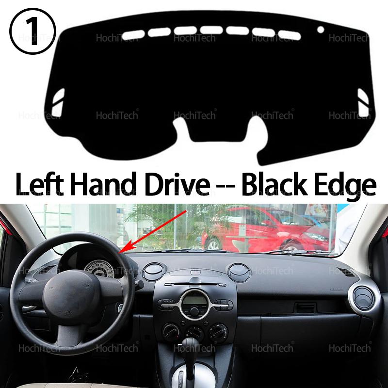 

Dashboard Cover for Mazda 2 Mazda2 DE Demio 2007-2014 Car Dashboard Cover Avoid Light Pad Instrument Panel Mat Case Carpets