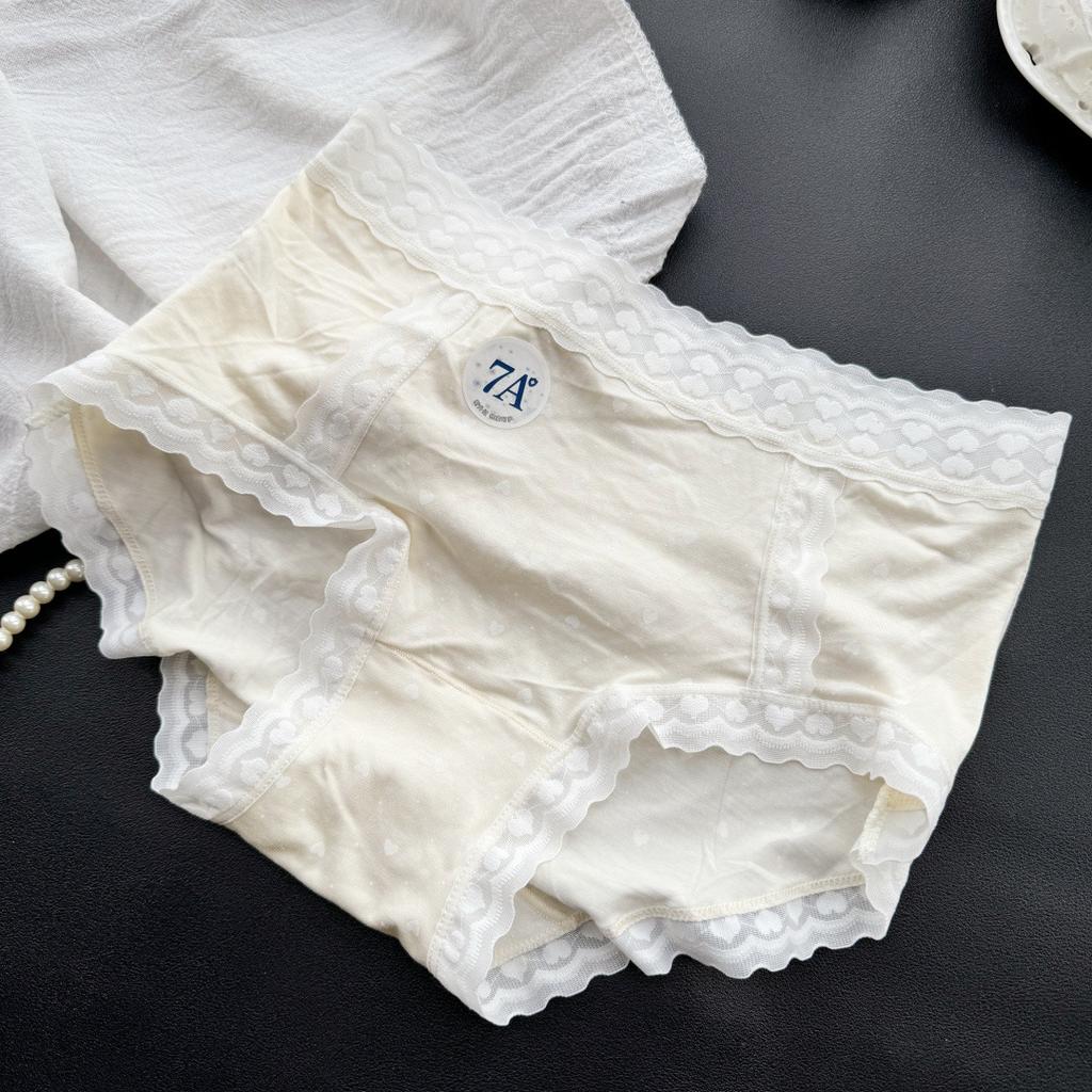 Ladies Summer Comfortable Breathable Long Crotch Bag Hip No Trace Middle Waist Triangle Briefs