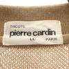 Pierre Cardin 90s Linen Blend Old Overall Handle Short Sleeve Knit Polo Shirt Men's Used