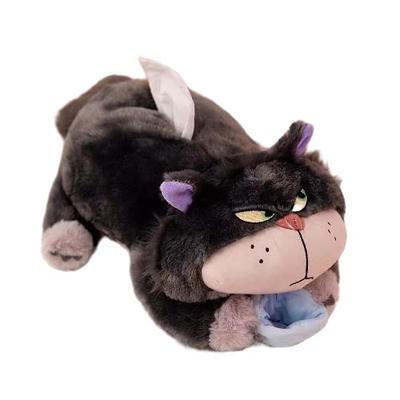 Cinderella and Lucifer Plush Tissue Box and Tissue Cover by Moiiss, a Cute Car Interior Gift (Cinderella and Lucifer)